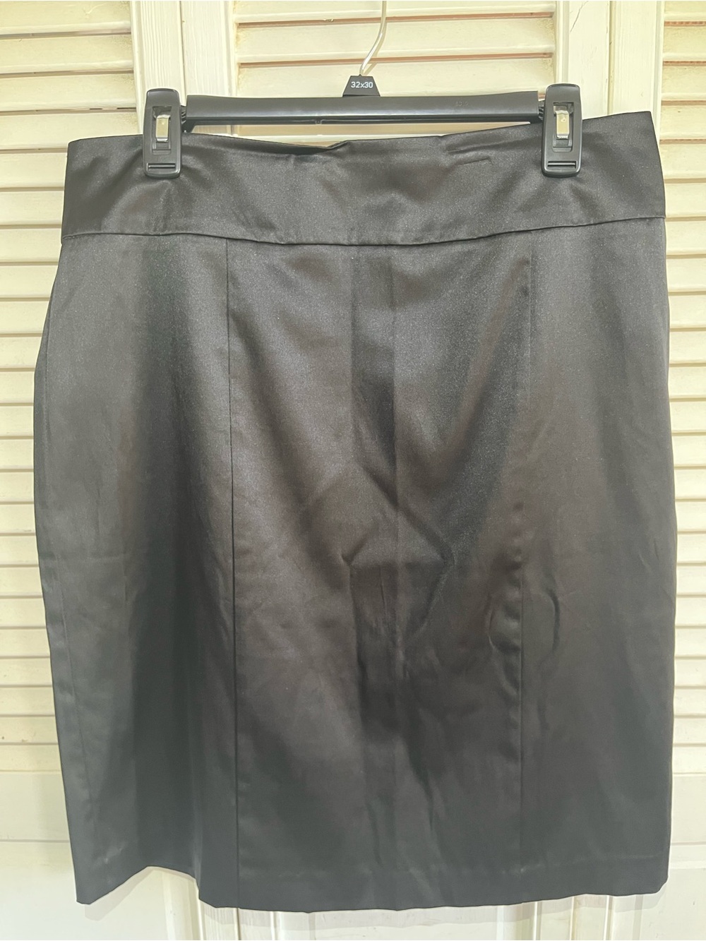 George Black Women's Pencil Skirt with Double Kick Pleat